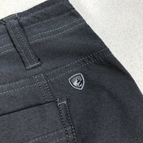 Kuhl Shorts Women's 4 Gray Drawstring Nylon Hiking Outdoor Pockets Logo - Picture 8 of 16